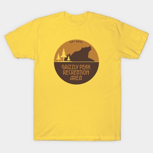 Grizzly Peak Recreation Area T-Shirt by GoAwayGreen